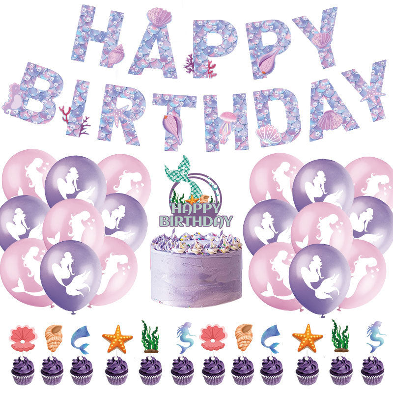 New Mermaid Themed Balloon Pack