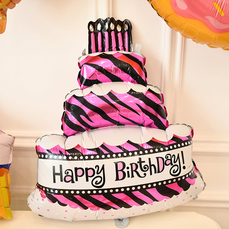 Birthday Cake Foil Balloon