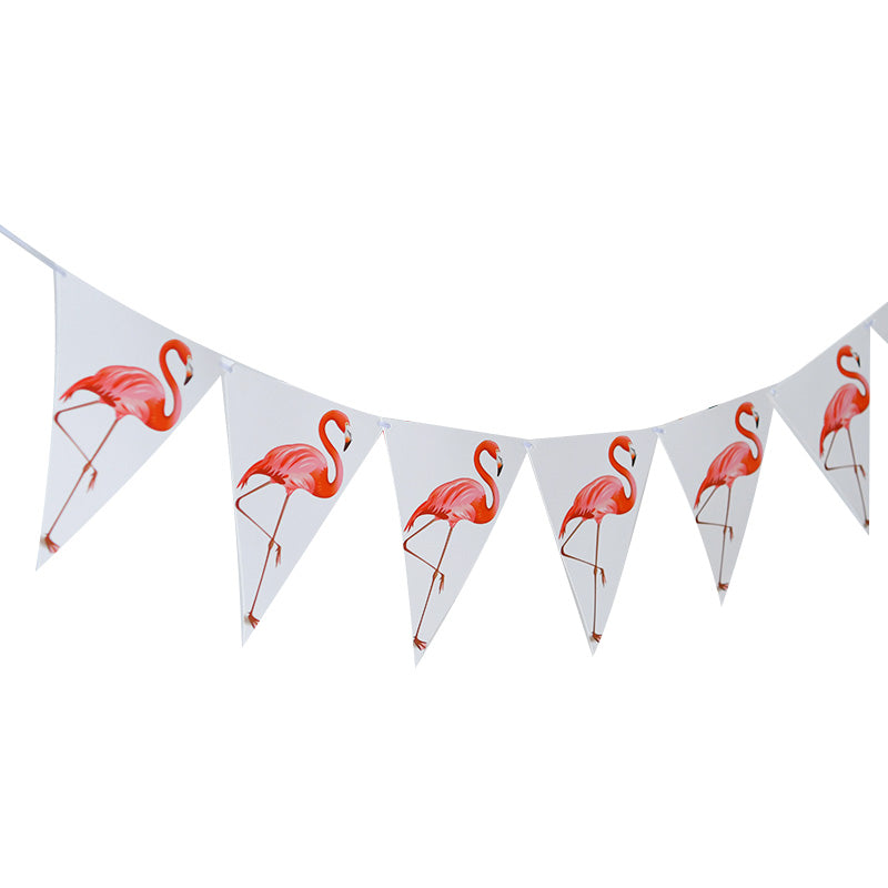 Tropical Party Bunting Flamingo Banner