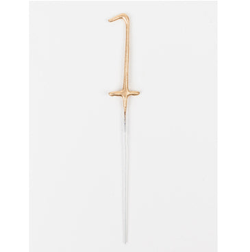 Sparkler number candle