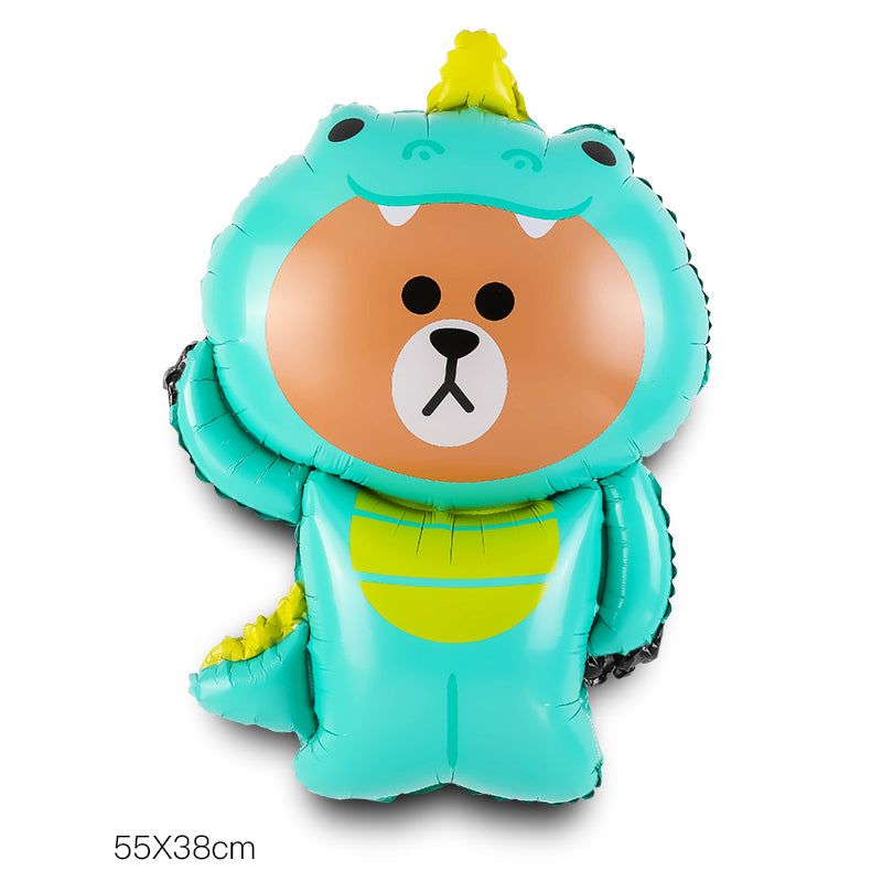 Line Friends Brown Bear Cony Sally Foil Balloon