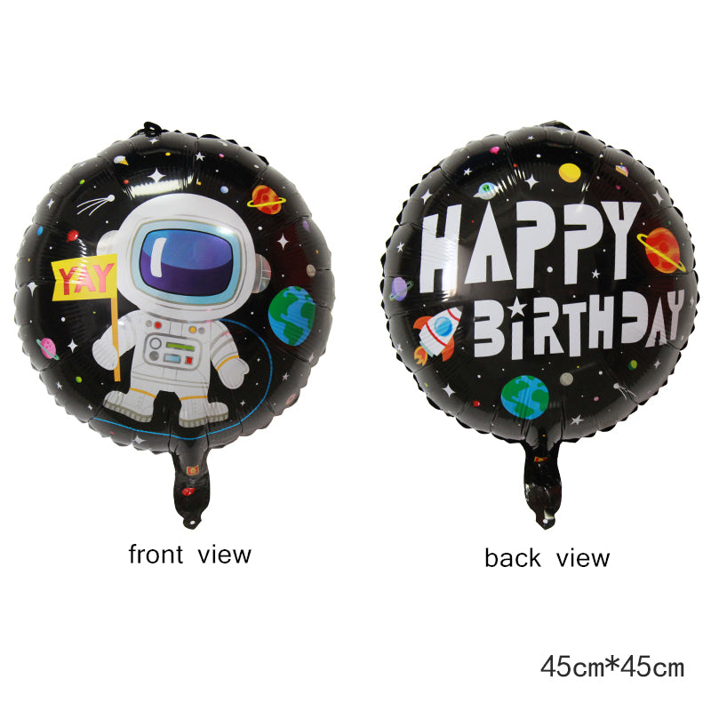 Space Theme Astronaut Foil Balloon Party Decorations