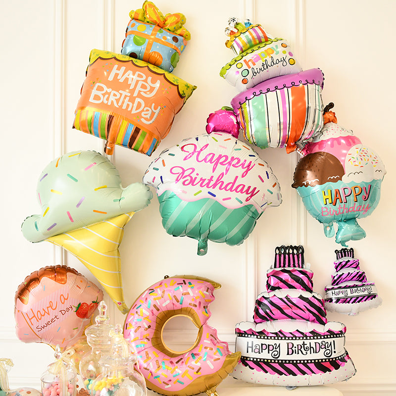 Birthday Cake Foil Balloon