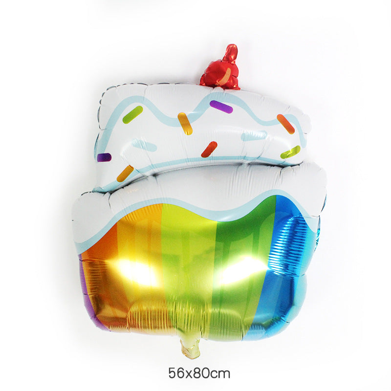 Birthday Cake Foil Balloon