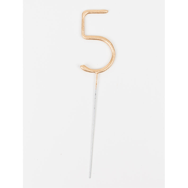 Sparkler number candle