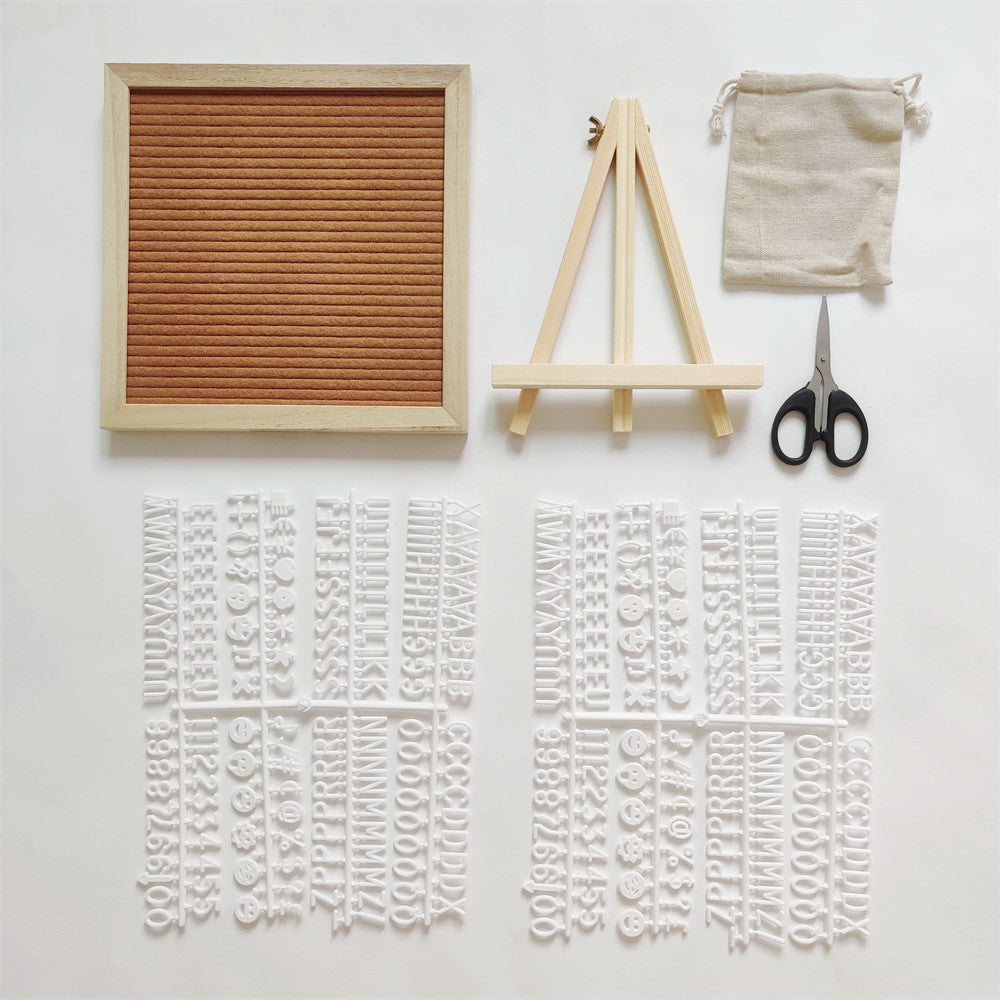 Coffee DIY Felt Letter Board 25cm x 25cm