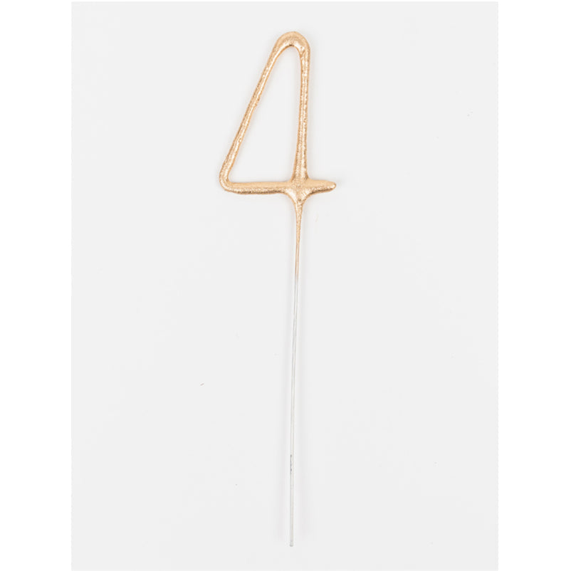 Sparkler number candle