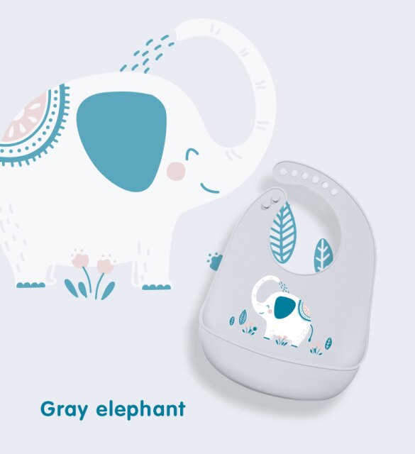 Baby eating Bib foldable silicon bib feeding