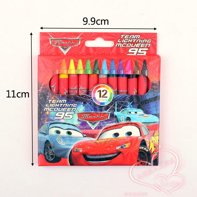 12 Coloured Crayons for kids