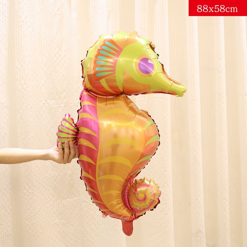 Ocean Animal Large Foil Balloons Under the Sea Cartoon Creatures