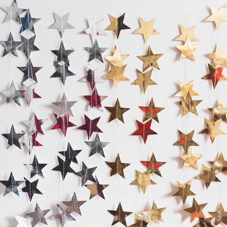 Star Banner Garland (reflective)