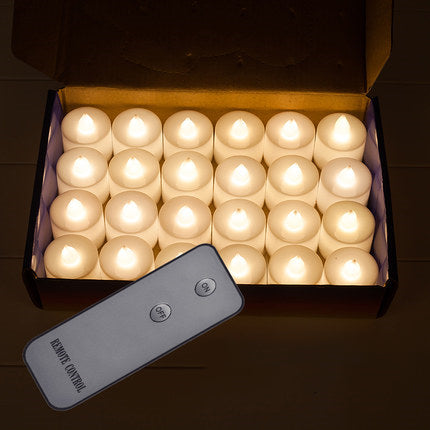 Remote control LED candle - 24 pcs per box
