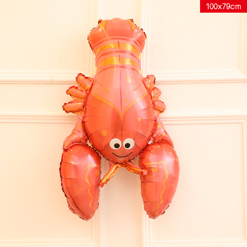 Ocean Animal Large Foil Balloons Under the Sea Cartoon Creatures