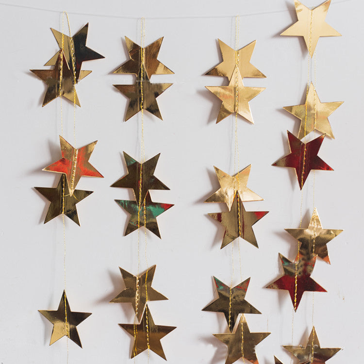 Star Banner Garland (reflective)