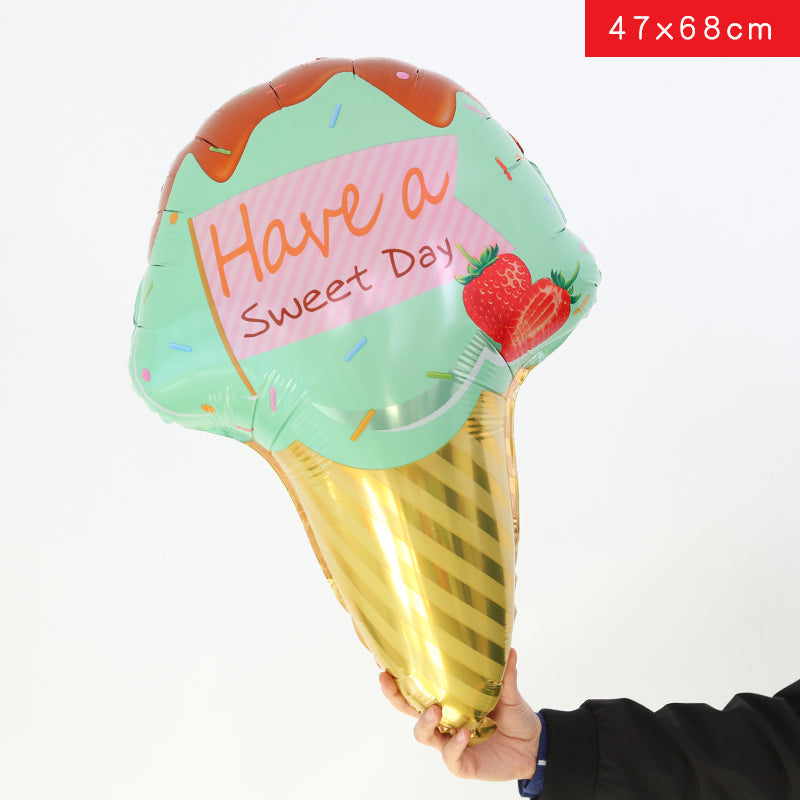 Ice cream Donut Party Foil Balloon