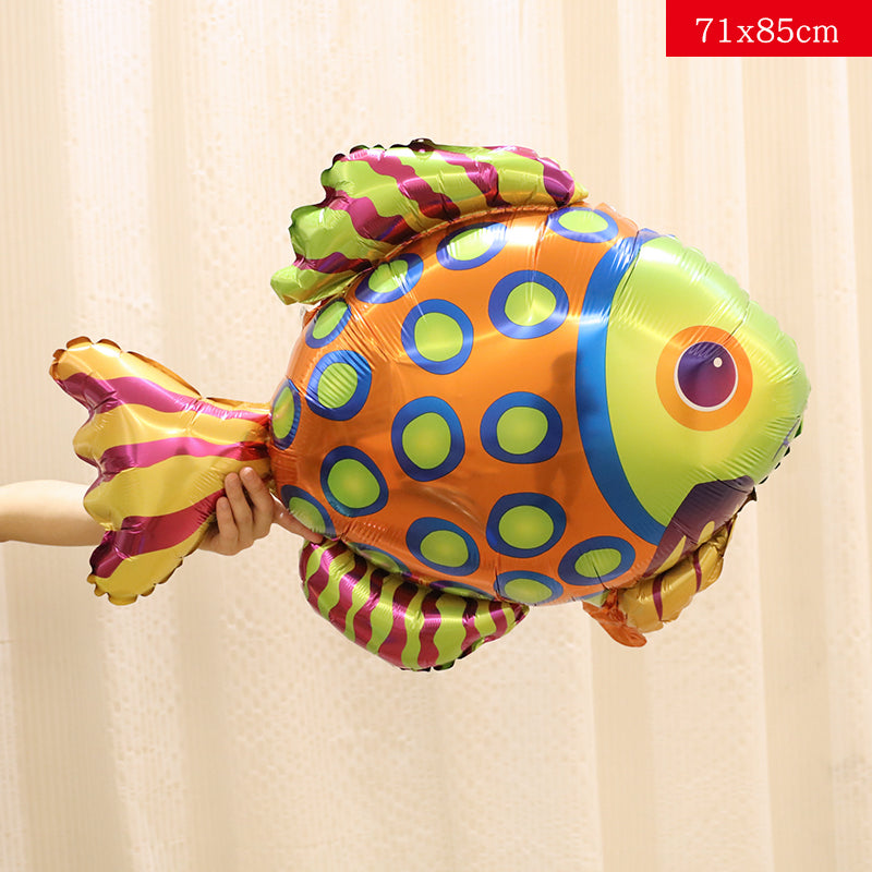 Ocean Animal Large Foil Balloons Under the Sea Cartoon Creatures