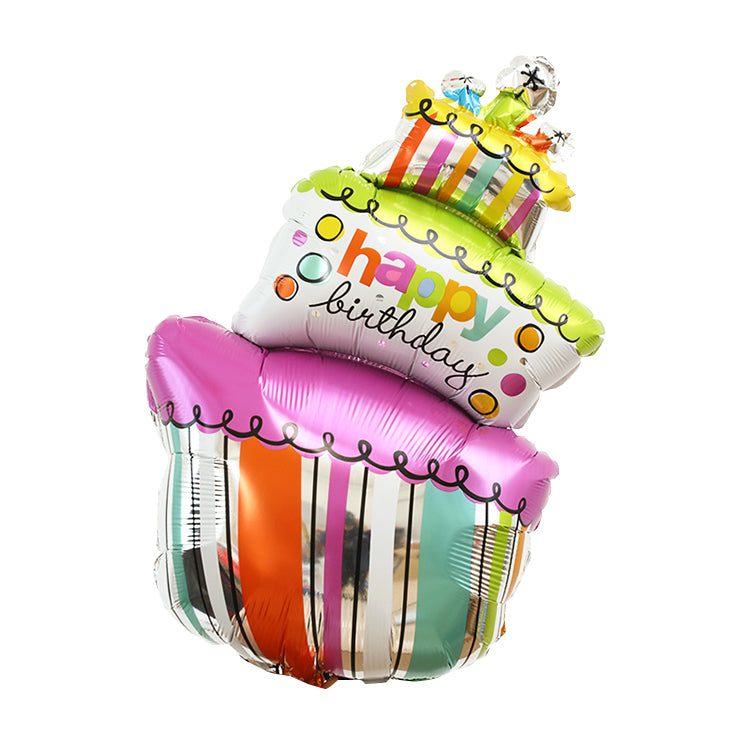 Birthday Cake Foil Balloon