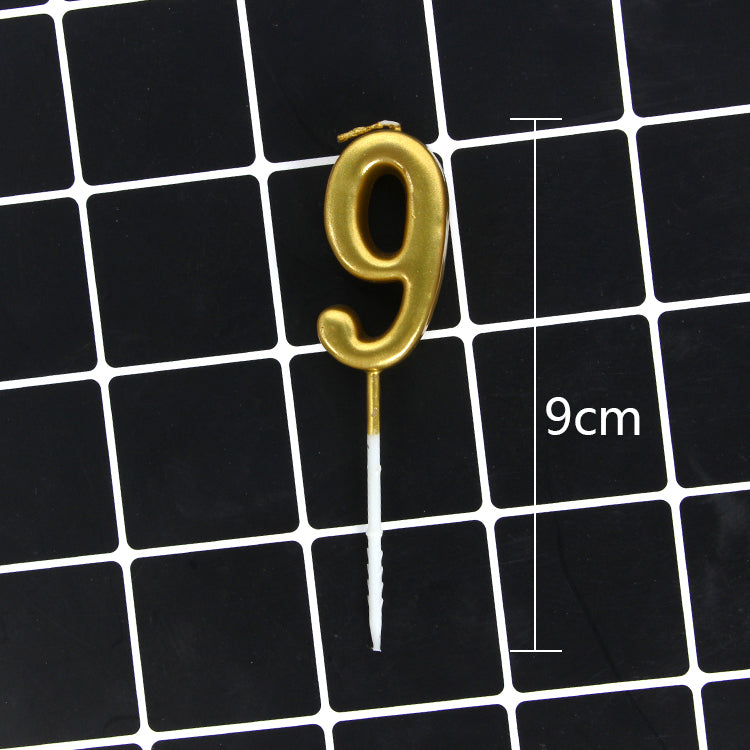 Minimalist Number candle