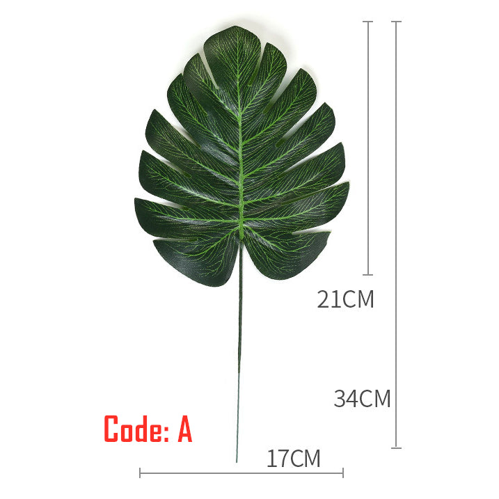 Artificial Monstera Leaf - 5pcs