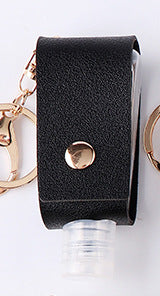 Hand Sanitiser Holder PU Leather with customised personalised name option