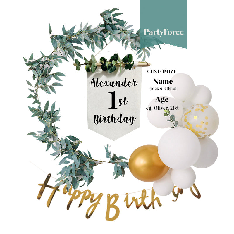 Minimalist Felt Banner Set