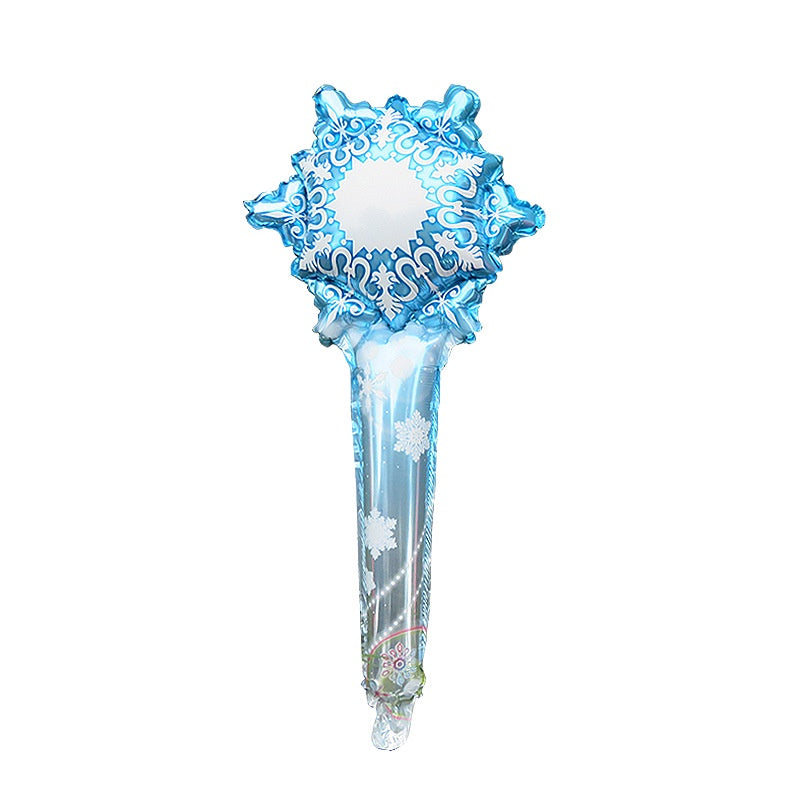 Christmas Handheld Foil Balloon 6pc Set