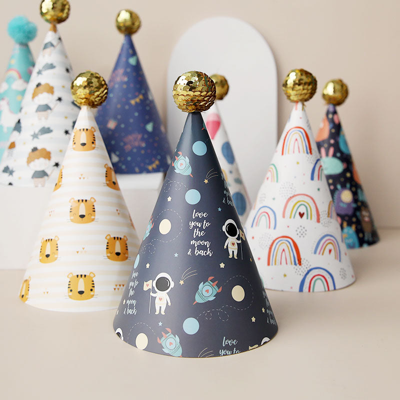 Printed Birthday Party Hat