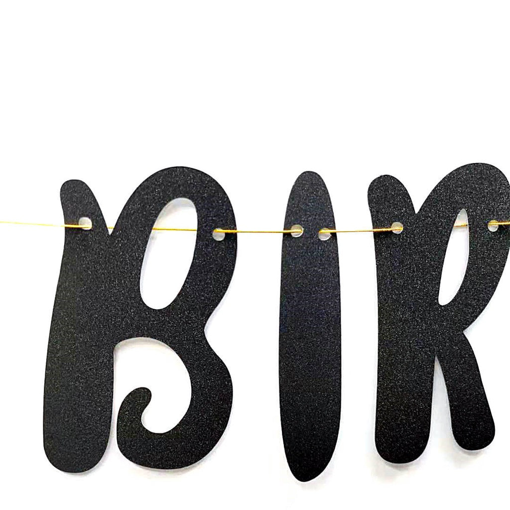 Leaf Happy Birthday Banner for party decoration