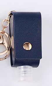 Hand Sanitiser Holder PU Leather with customised personalised name option