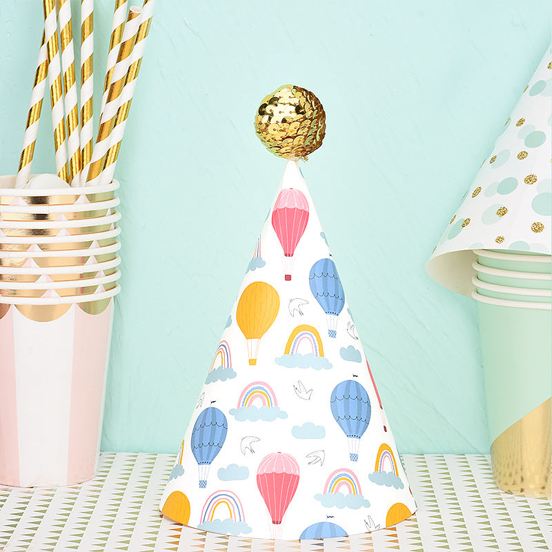 Printed Birthday Party Hat