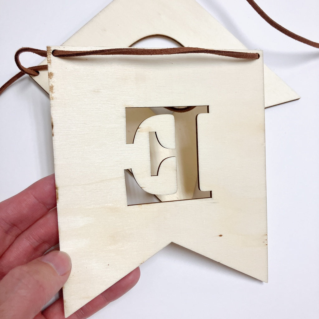 Hollow Wooden Custom Banner