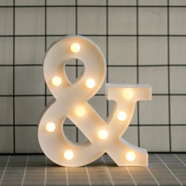 Marquee LED alphabet letters light
