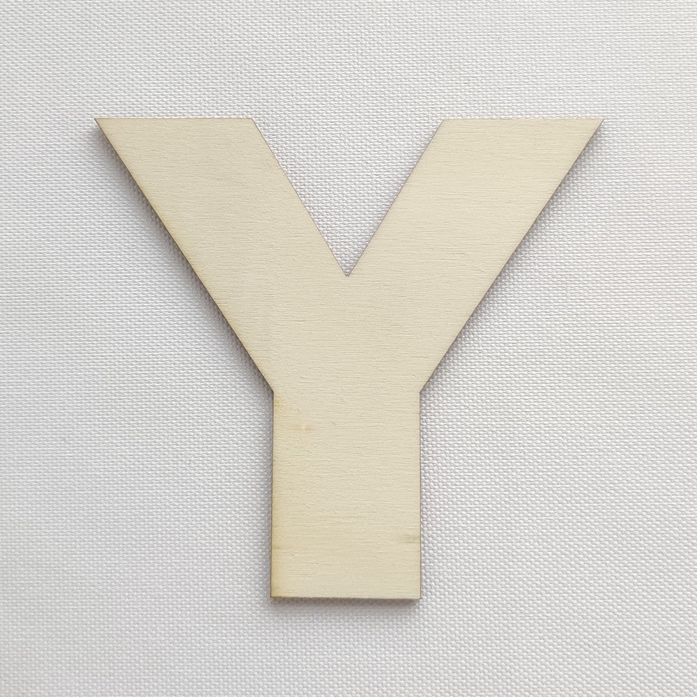 Simple Wooden Alphabet Letter