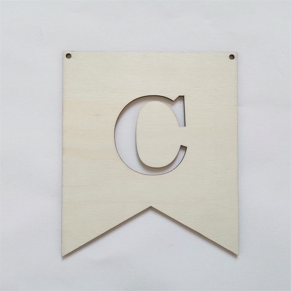Hollow Wooden Custom Banner