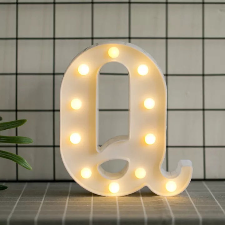 Marquee LED alphabet letters light
