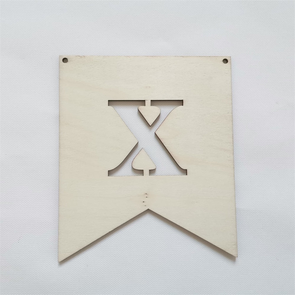 Hollow Wooden Custom Banner