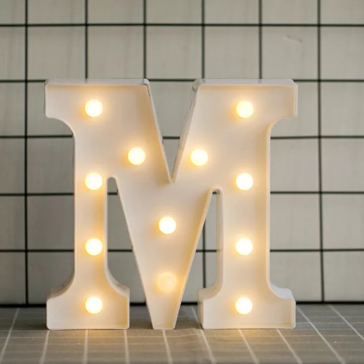 Marquee LED alphabet letters light