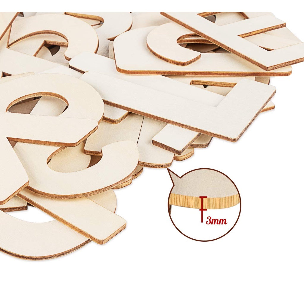 Simple Wooden Alphabet Letter