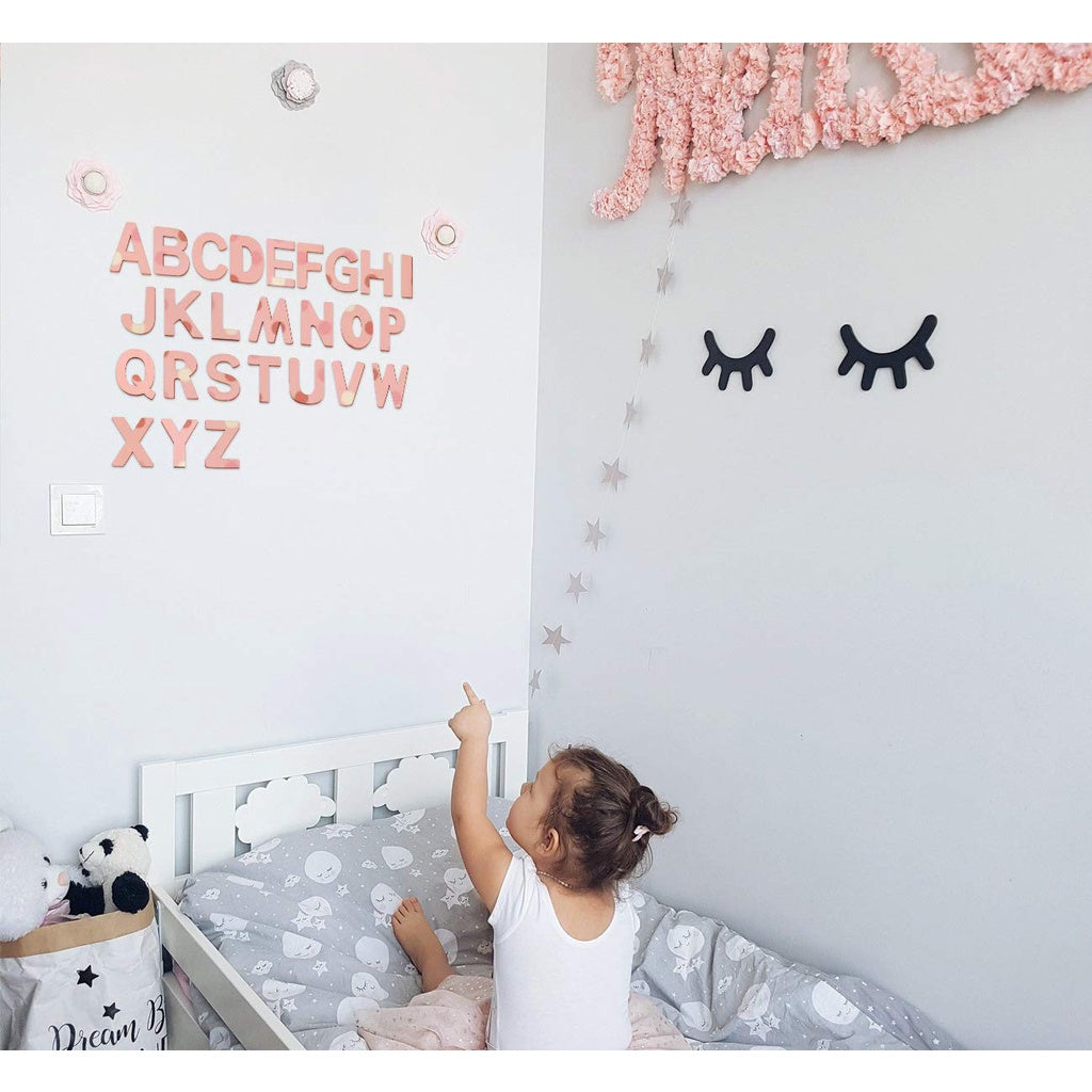 Simple Wooden Alphabet Letter