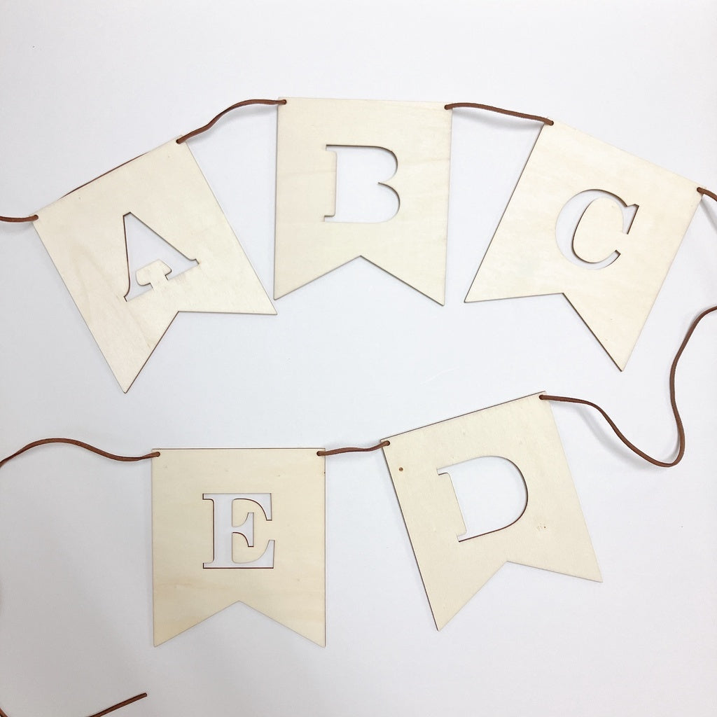 Hollow Wooden Custom Banner