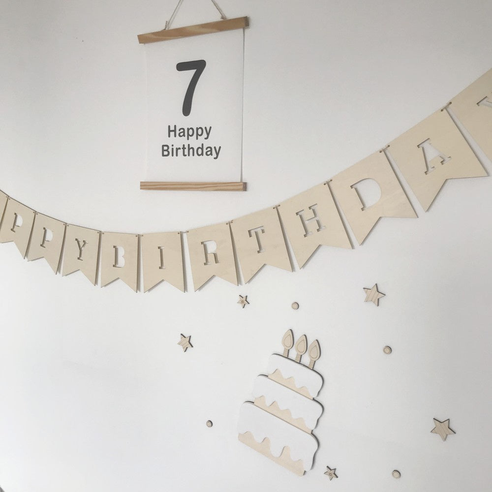 Hollow Wooden Custom Banner