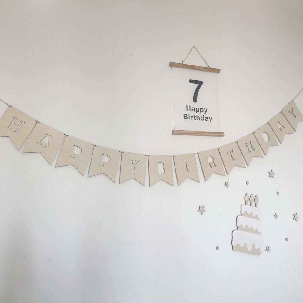 Hollow Wooden Custom Banner