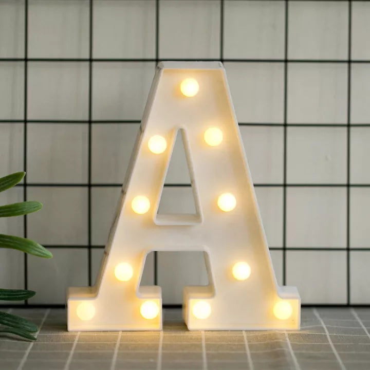 Marquee LED alphabet letters light