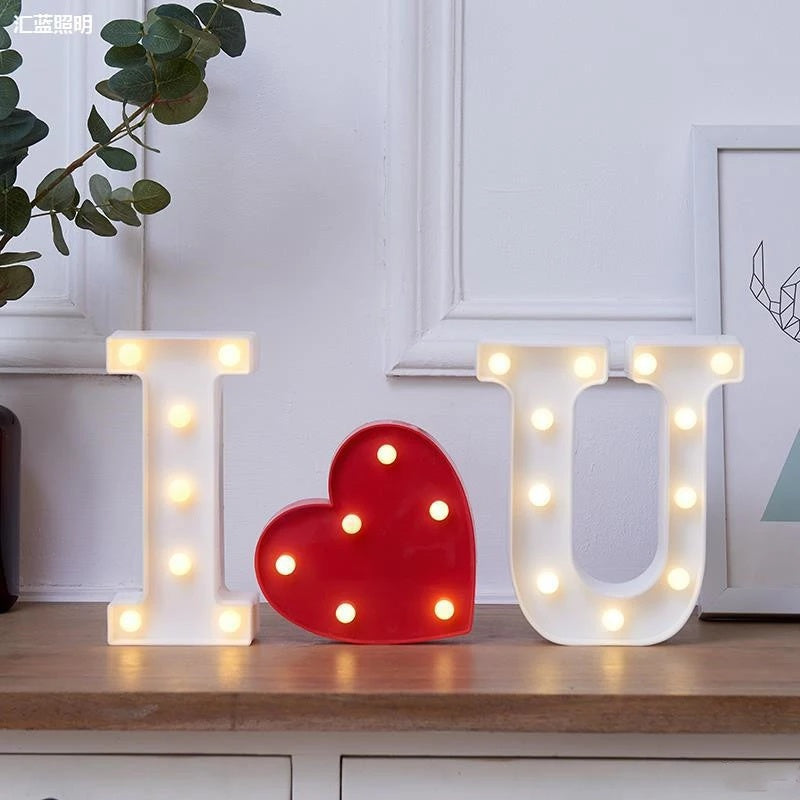 Marquee LED alphabet letters light