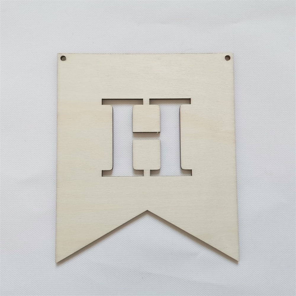 Hollow Wooden Custom Banner