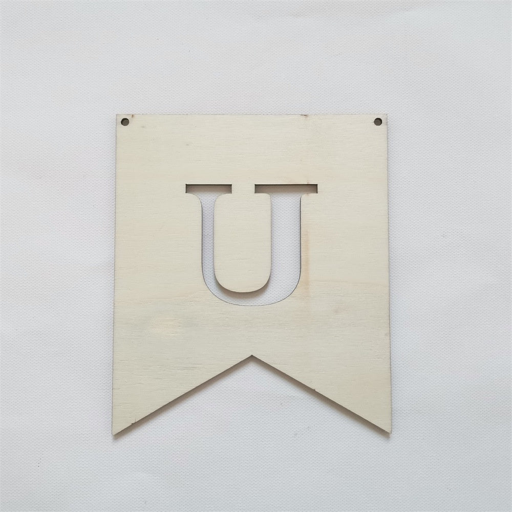 Hollow Wooden Custom Banner