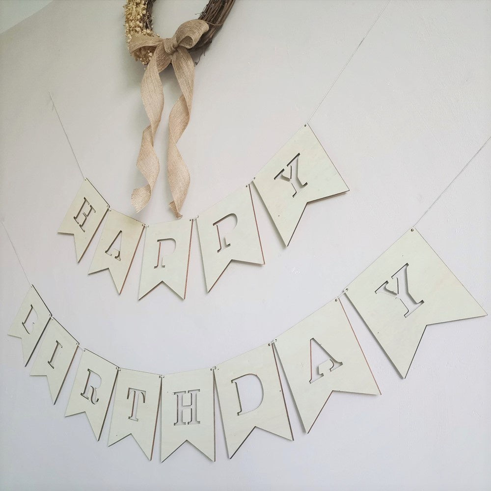 Hollow Wooden Custom Banner