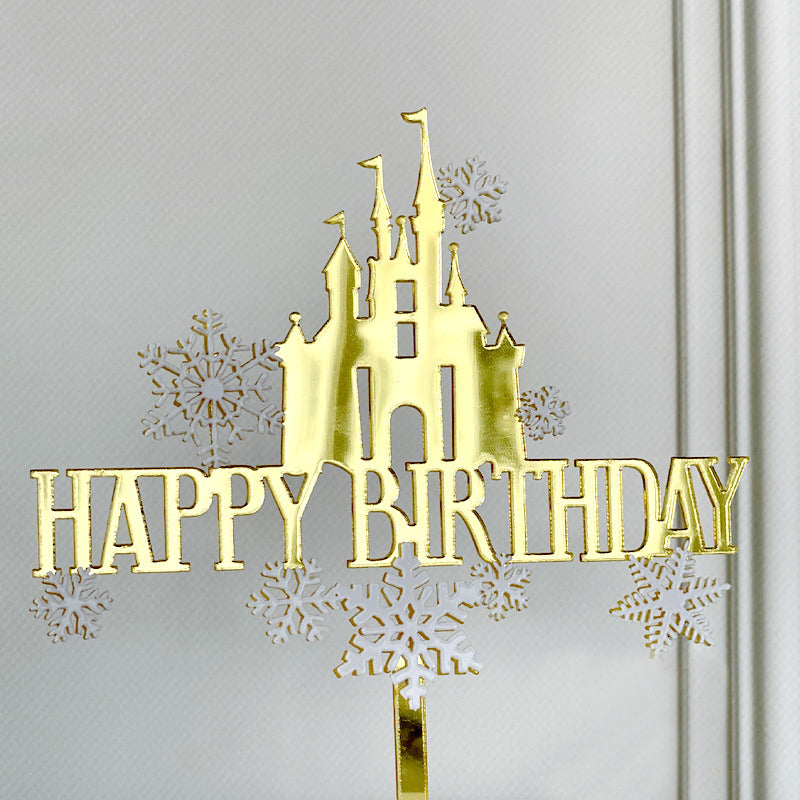 Castle Birthday Cake Topper