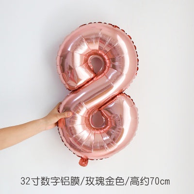 All 32inch Number Balloon No Helium 32 inch Number Balloon