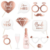 New Premium Rose Gold Bride To Be Photo Props